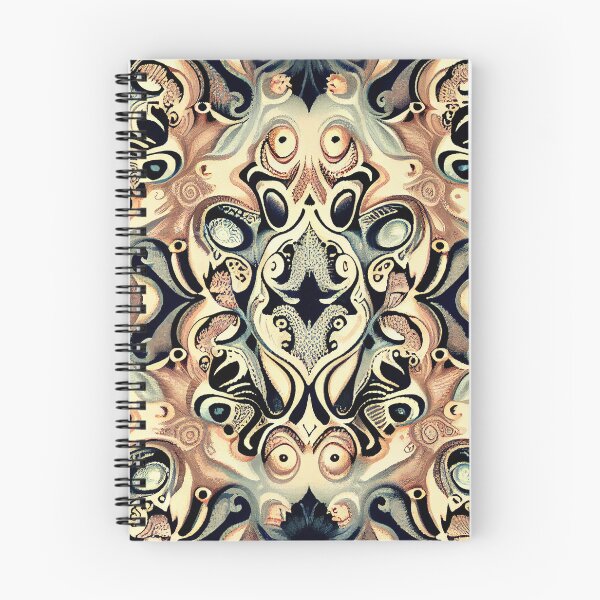 Item preview, Mystical Muted Eclectic Pattern Digital Painting designed and sold by CodeAndColors.