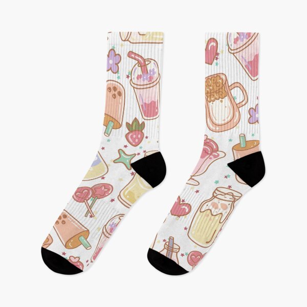 Item preview, Cute Doodled Drink Shop with Shakes, Caffee (colourful) designed and sold by Dorina Larsdotter.