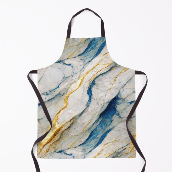 Item preview, Liquid Gem Soft Ice Gray And Blue And Gold Luxury Gem Paint Marble Texture designed and sold by MysticMarble.