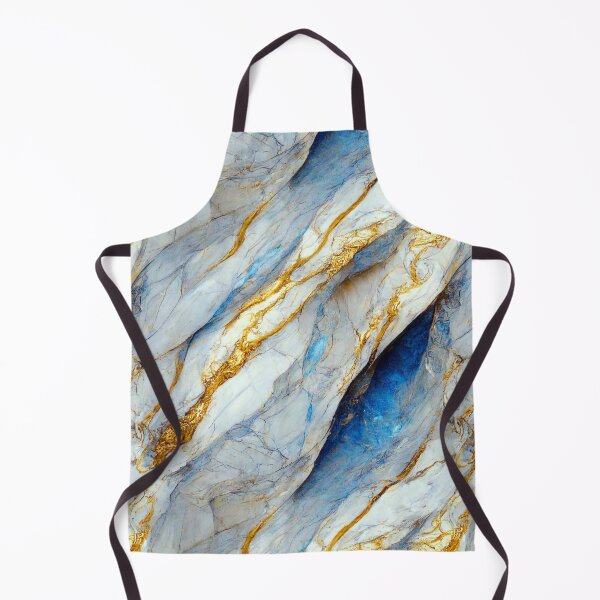 Item preview, Liquid Gem Soft Ice Gray And Blue And Gold Luxury Stone Paint Marble Texture designed and sold by MysticMarble.