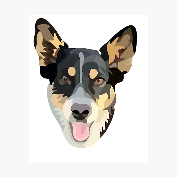 Item preview, Carly dog portrait designed and sold by carlygcreates.