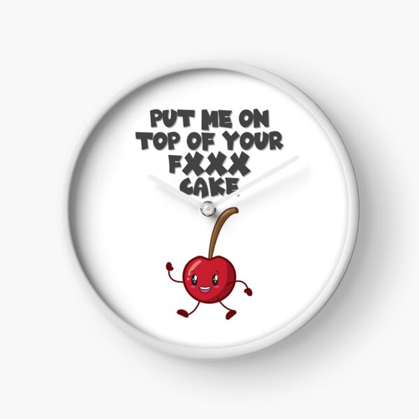 Item preview, Put Me on Top of Your Effing Birthday Cake! Funny Hilarious Cherry on Top Pun! designed and sold by JuxtaJoy Studios.