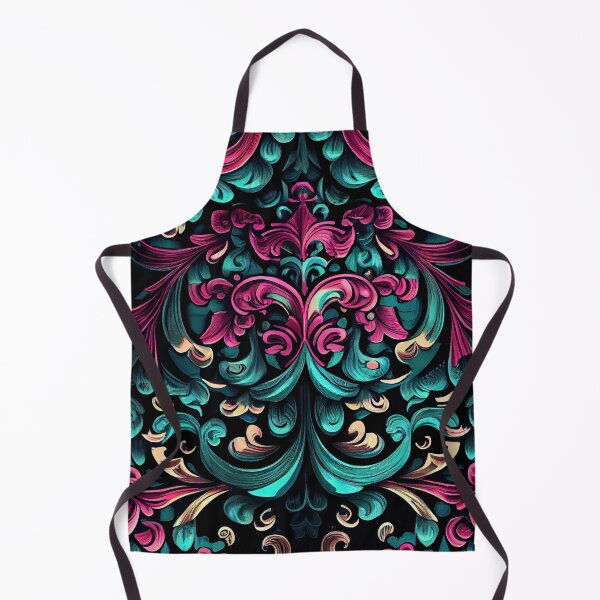 Item preview, Sketched Victorian Saturated Intense Modern Pattern Digital Painting designed and sold by CodeAndColors.