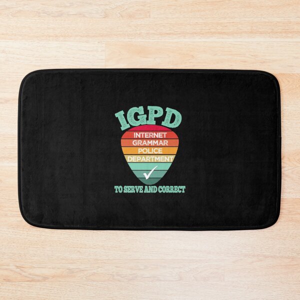 Item preview, GRAMMAR POLICE IGPD INTERNET GRAMMAR POLICE DEPARTMENT designed and sold by Cr1sV.