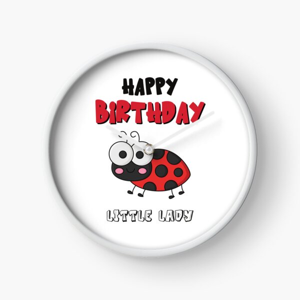 Item preview, Happy Birthday Little Lady!! Funny Ladybird Birthday Pun designed and sold by JuxtaJoy Studios.