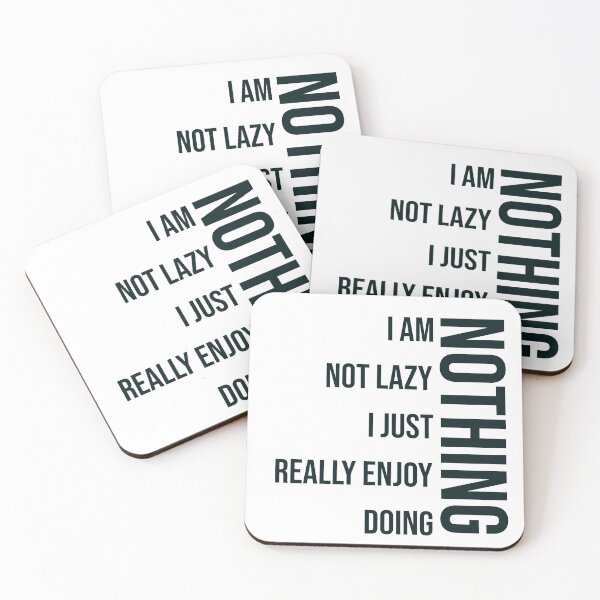 Item preview, i am not lazy i just really enjoy doing nothing designed and sold by pedro-shop.