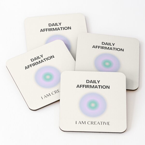 Aperçu de l'œuvre Affirmations quotidiennes, affirmations positives, positives, spirituelles, Aura Gradient Art créée et vendue par Magic Love Art Print.