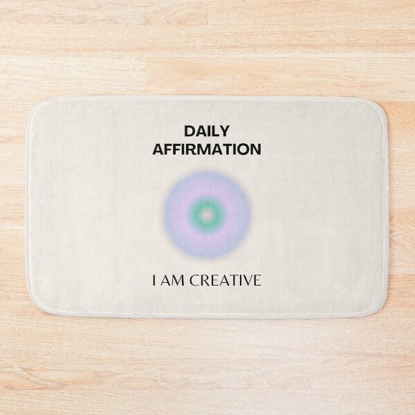 Aperçu de l'œuvre Affirmations quotidiennes, affirmations positives, positives, spirituelles, Aura Gradient Art créée et vendue par Magic Love Art Print.