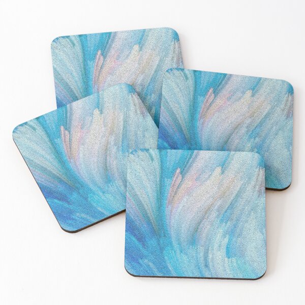 Item preview, Abstract : Brush Random Blue  designed and sold by HakiStoreMa.