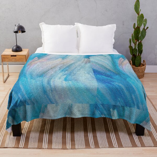 Item preview, Abstract : Brush Random Blue  designed and sold by HakiStoreMa.