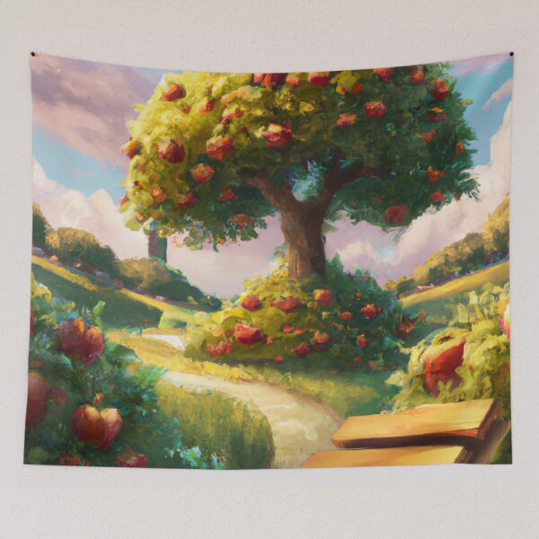 Item preview, The Fruitful Orchard - The Life Cycle of an Apple Orchard - Apple Abundance designed and sold by WBP Mart.