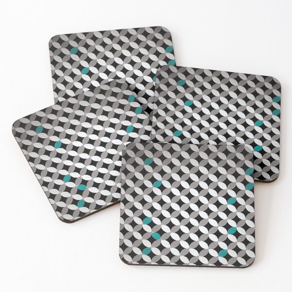 Item preview, Flat Modern Geometric Pattern Digital Painting designed and sold by CodeAndColors.