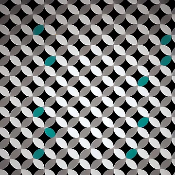 Vorschaubild zum Design Flat Modern Geometric Pattern Digital Painting von CodeAndColors