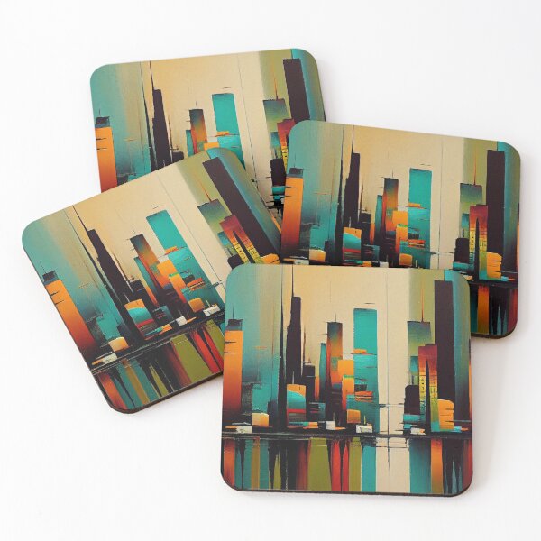 Item preview, Cityscape- Modern Abstract #2 designed and sold by Gypsykiss.