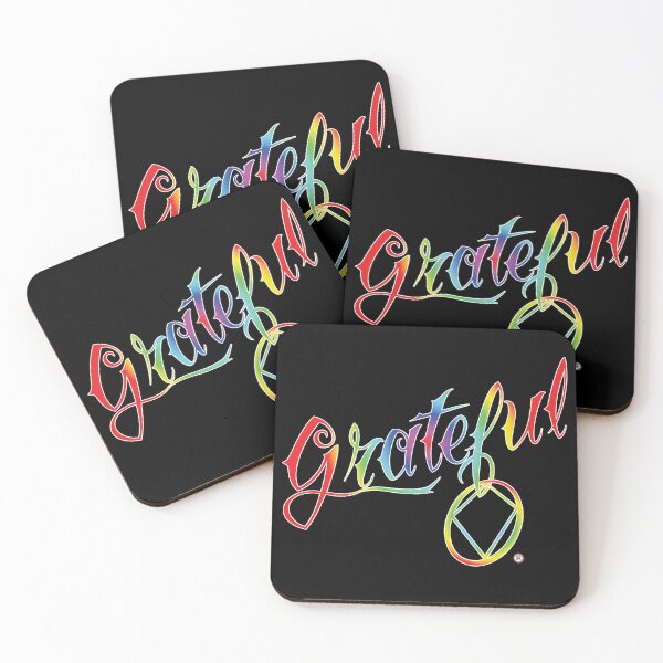 Item preview, NA Grateful In Rainbow Colors designed and sold by NA-WEARS.