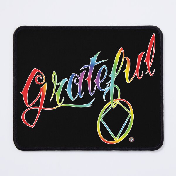 Item preview, NA Grateful In Rainbow Colors designed and sold by NA-WEARS.