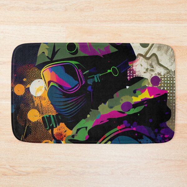 Item preview, Abstract Pop Art Soldier Portrait Digital Painting designed and sold by CodeAndColors.
