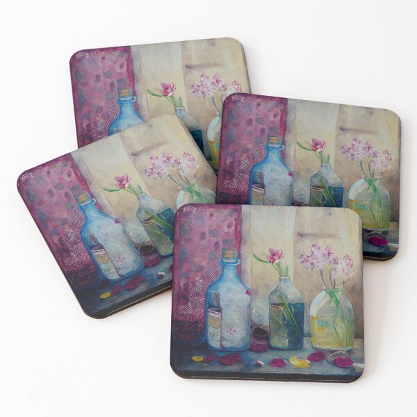 Item preview, Still life with bottles designed and sold by OlgaHunyadi.