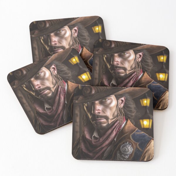 Item preview, Lone Cowboy: A Portrait of a Rugged and Determined Cowboy designed and sold by creative-maxim.