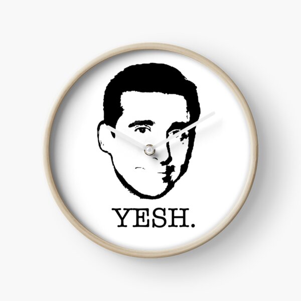 Michael Scott, el programa de televisión de Office YESH. blanco negro Reloj