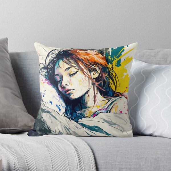 Dreams in Color Throw Pillow
