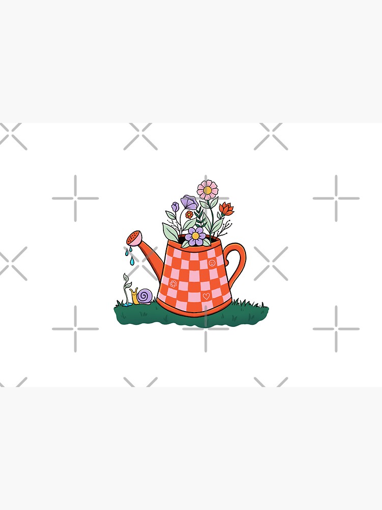 Watering Can Filled with Flowers by bloominglau