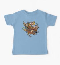 Father and His Children Baby Tee
