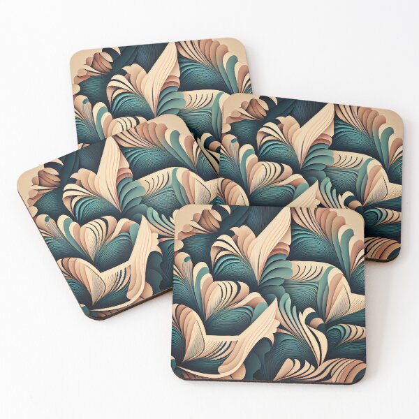 Artikelvorschau, Calming Pattern Digital Painting entworfen und verkauft von CodeAndColors.