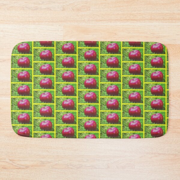 Item preview, "Red Apples Fruit on Grass" Cute Photo. Buy Now designed and sold by Health And Fitness Posts e-Store.