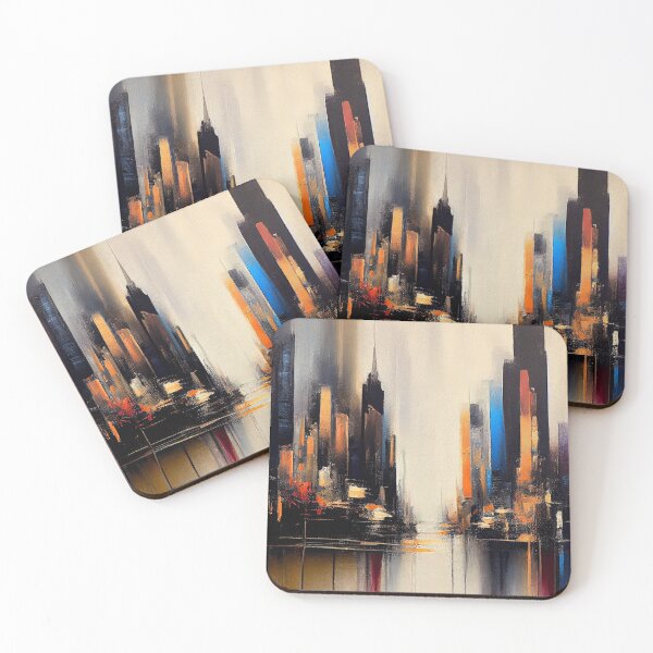 Item preview, Cityscape- Modern Abstract #3 designed and sold by Gypsykiss.