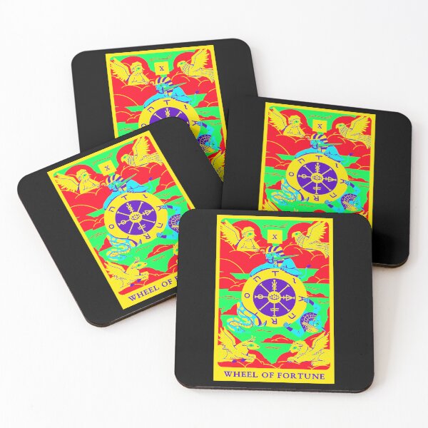 Artikelvorschau, Das Glücksrad Tarot Art entworfen und verkauft von Mindscyther.