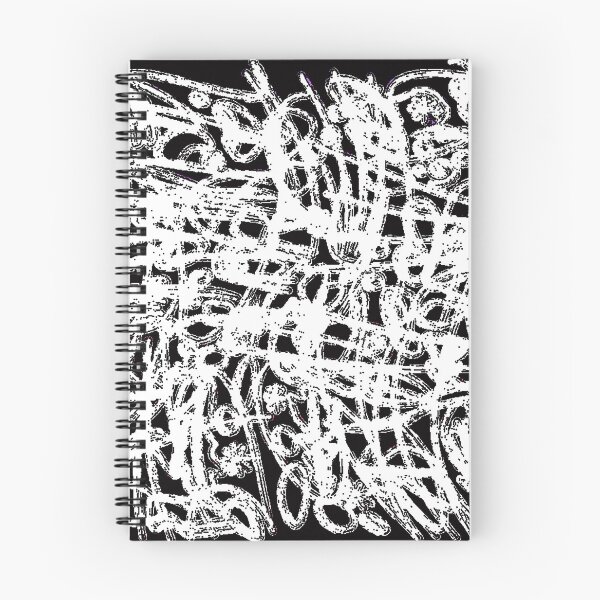 Item preview, White on Black Organized Chaos designed and sold by Charles Harker.
