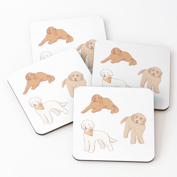 Item preview, Golden Doodle illustration pack  designed and sold by Mayarart.