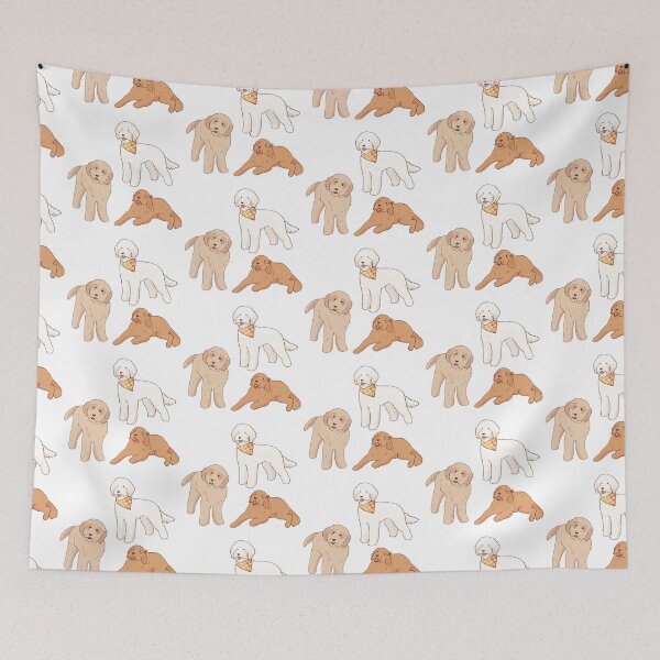 Item preview, Golden Doodle illustration pack  designed and sold by Mayarart.