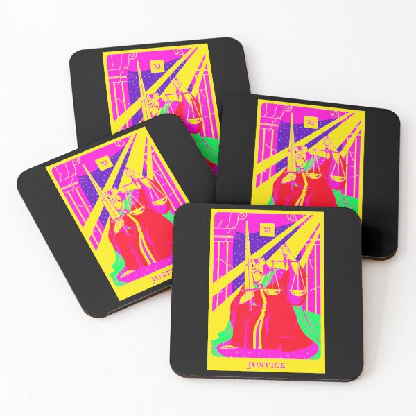 Item preview, Justice Tarot Art designed and sold by Mindscyther.
