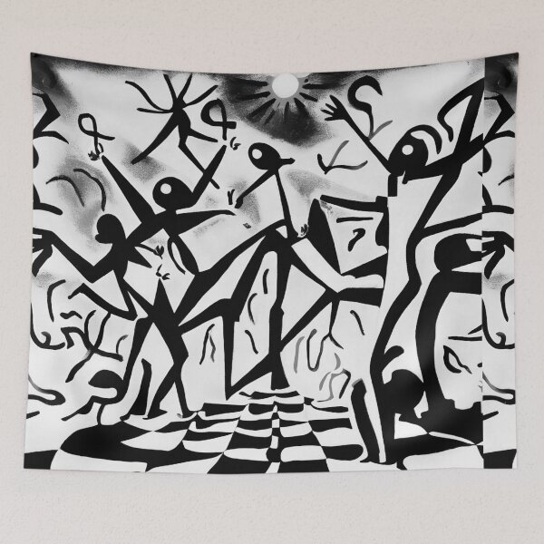 Item preview, Happy Dance in the Shade designed and sold by artmanikin.