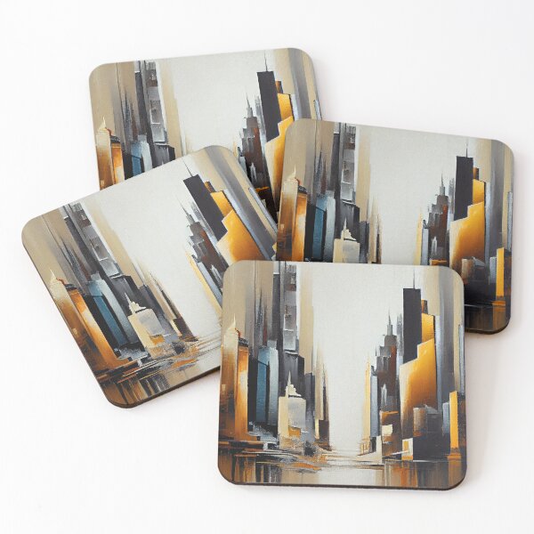 Item preview, Cityscape- Modern Abstract #4 designed and sold by Gypsykiss.