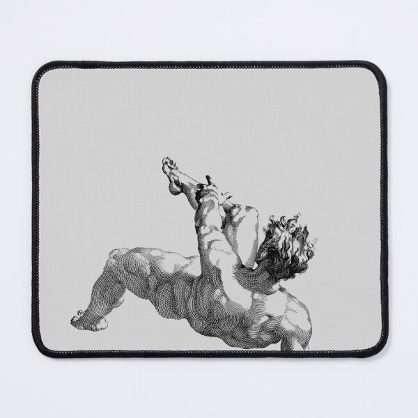 Item preview, falling man beige big print. designed and sold by noomiprints.
