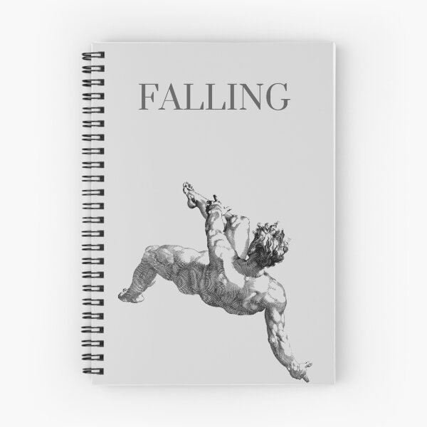 Item preview, falling man beige big print. designed and sold by noomiprints.