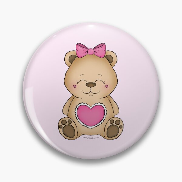 Item preview, Happy Cute Valentine's Day Love Bear designed and sold by PancakeAndLoaf.