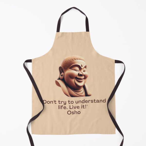 Item preview, Don't try to understand life. Live it! Osho Quote – AI generated image designed and sold by RetComly.
