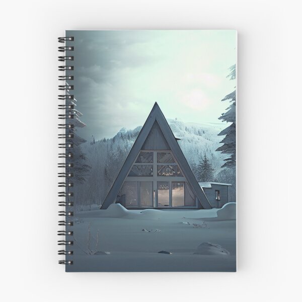 Artikelvorschau, Dark Winter Architecture Landscape Digital Painting entworfen und verkauft von CodeAndColors.