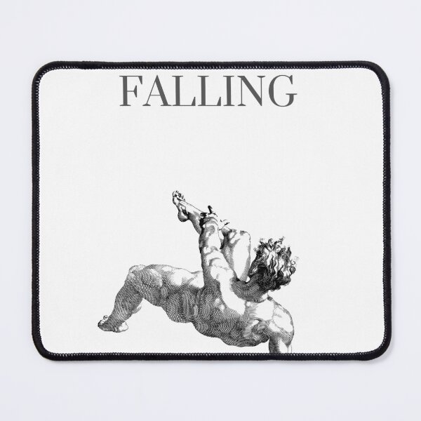 Item preview, falling man white big print. designed and sold by noomiprints.