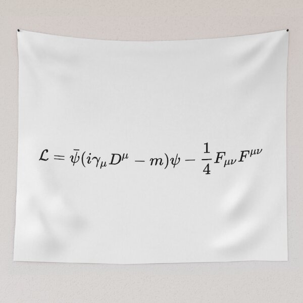 Item preview, Quantum electrodynamics -QED- lagrangian, quantum field theory and physics designed and sold by NoetherSym.