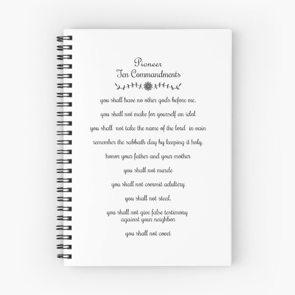 Item preview, Pioneer The Ten Commandments designed and sold by Memory Corner Gift Shop.