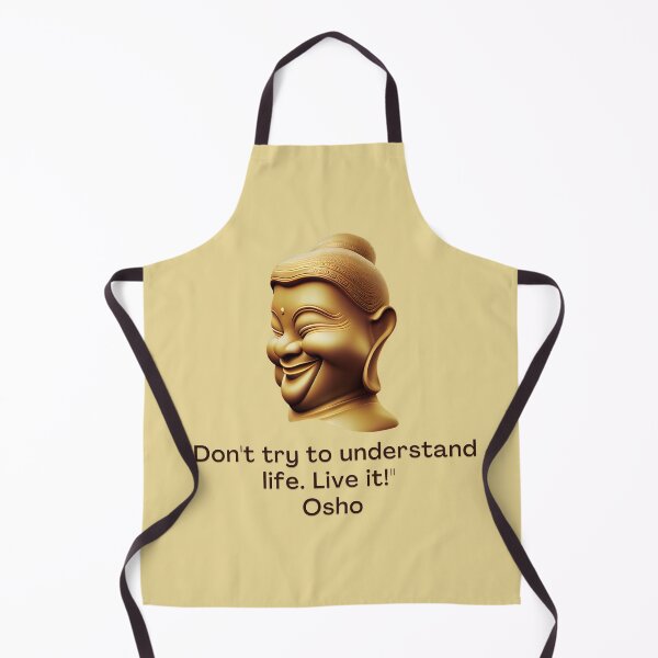 Item preview, Don't try to understand life. Live it! Osho Quote – AI generated image designed and sold by RetComly.