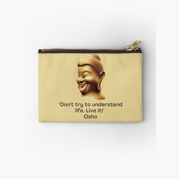 Item preview, Don't try to understand life. Live it! Osho Quote – AI generated image designed and sold by RetComly.