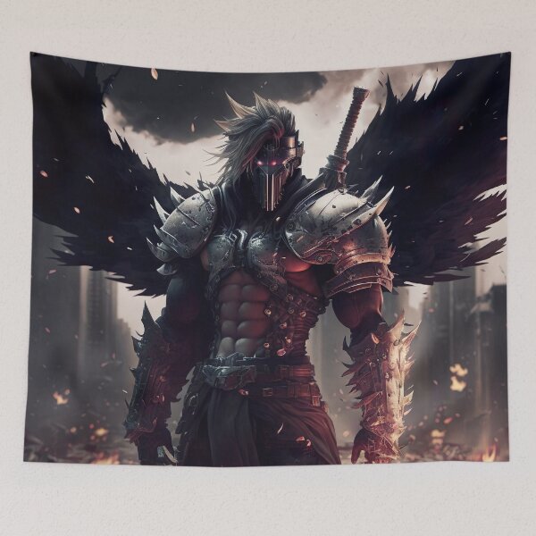 Item preview, Manga Final Fantasy Inspired Artwork Flame and City designed and sold by jojolescargot.