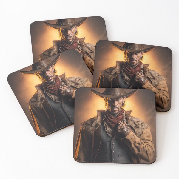 Item preview, Riding into the Sunset: A Cowboy Portrait of a Lone Rider designed and sold by creative-maxim.