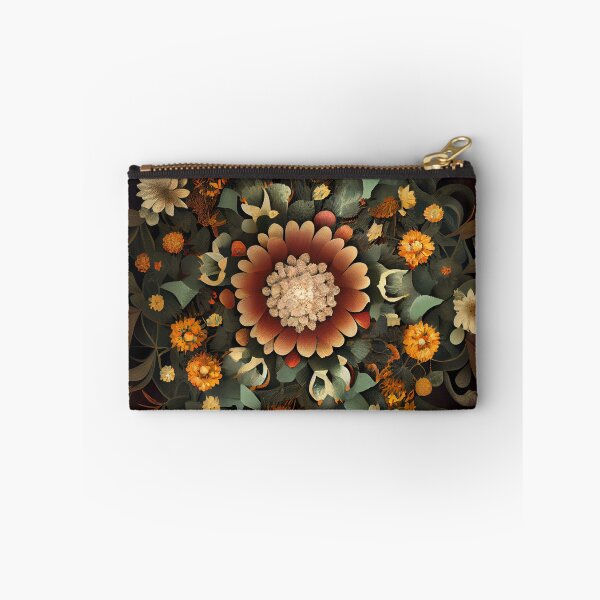 Item preview, Circular Floral Pattern Digital Painting designed and sold by CodeAndColors.